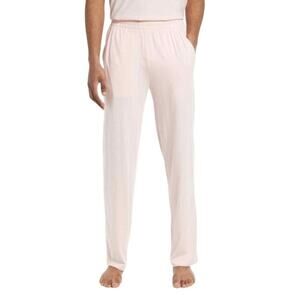 Open Edit Men's Cotton Blend Tapered Pajama Pants in Pink Lotus Size XL NWT
